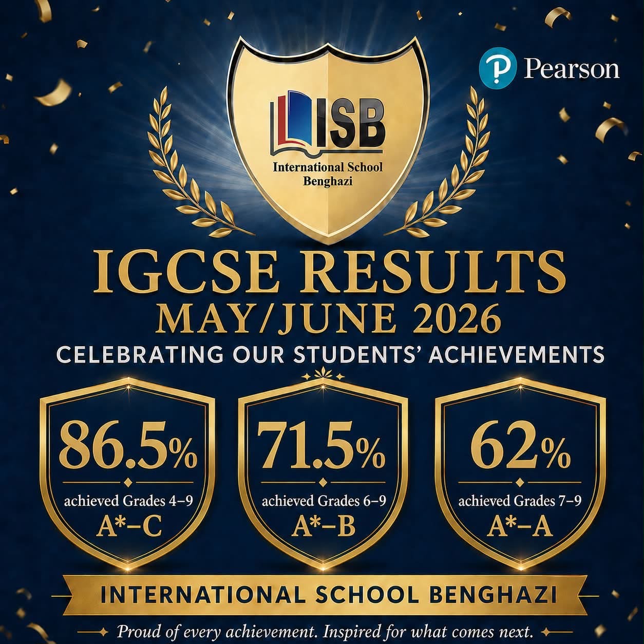 Celebrating Our Pearson IGCSE Results — May/June 2026